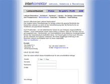 Tablet Screenshot of interkorrektor.de